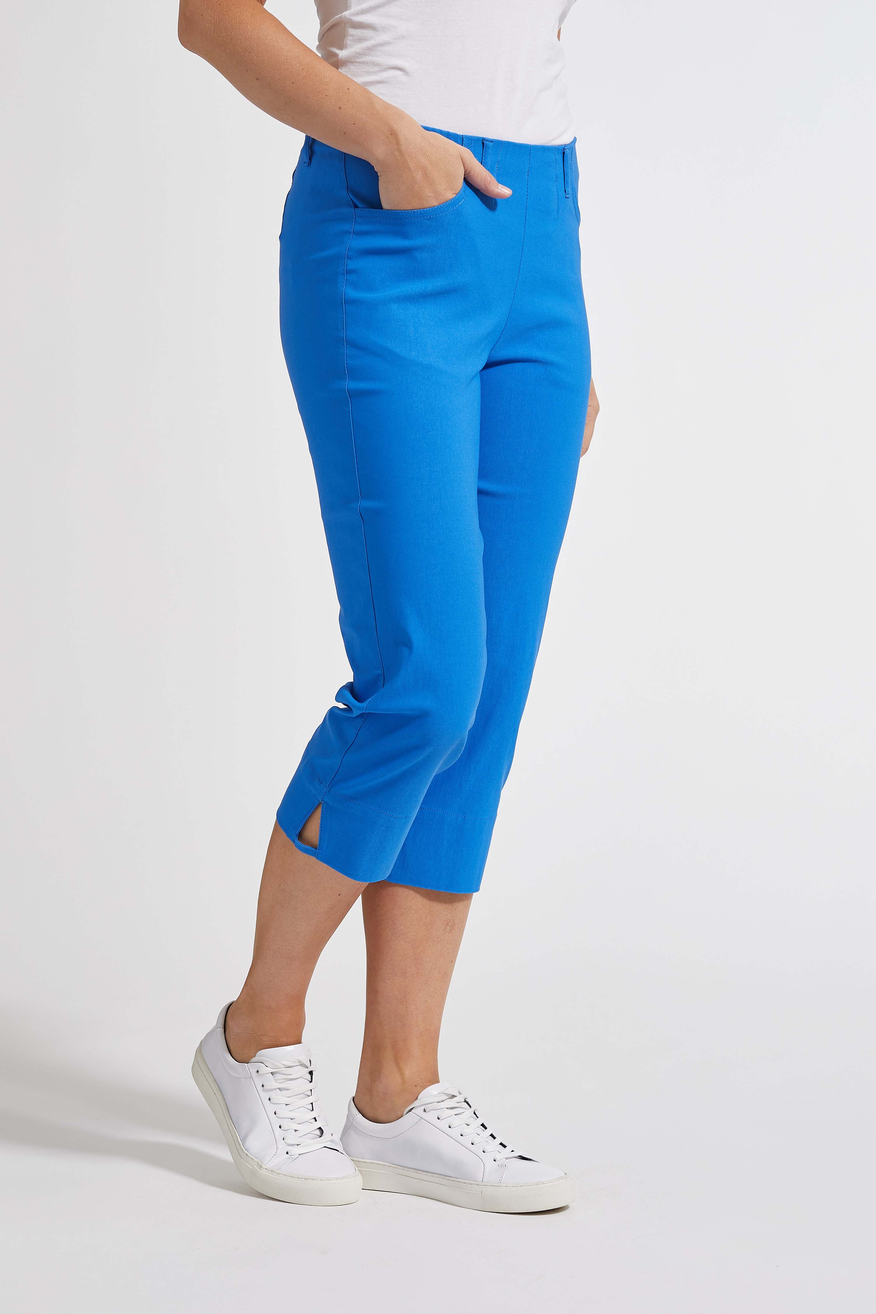 LAURIE  Anabelle Regular Capri ML Trousers REGULAR 45102 Strong Blue
