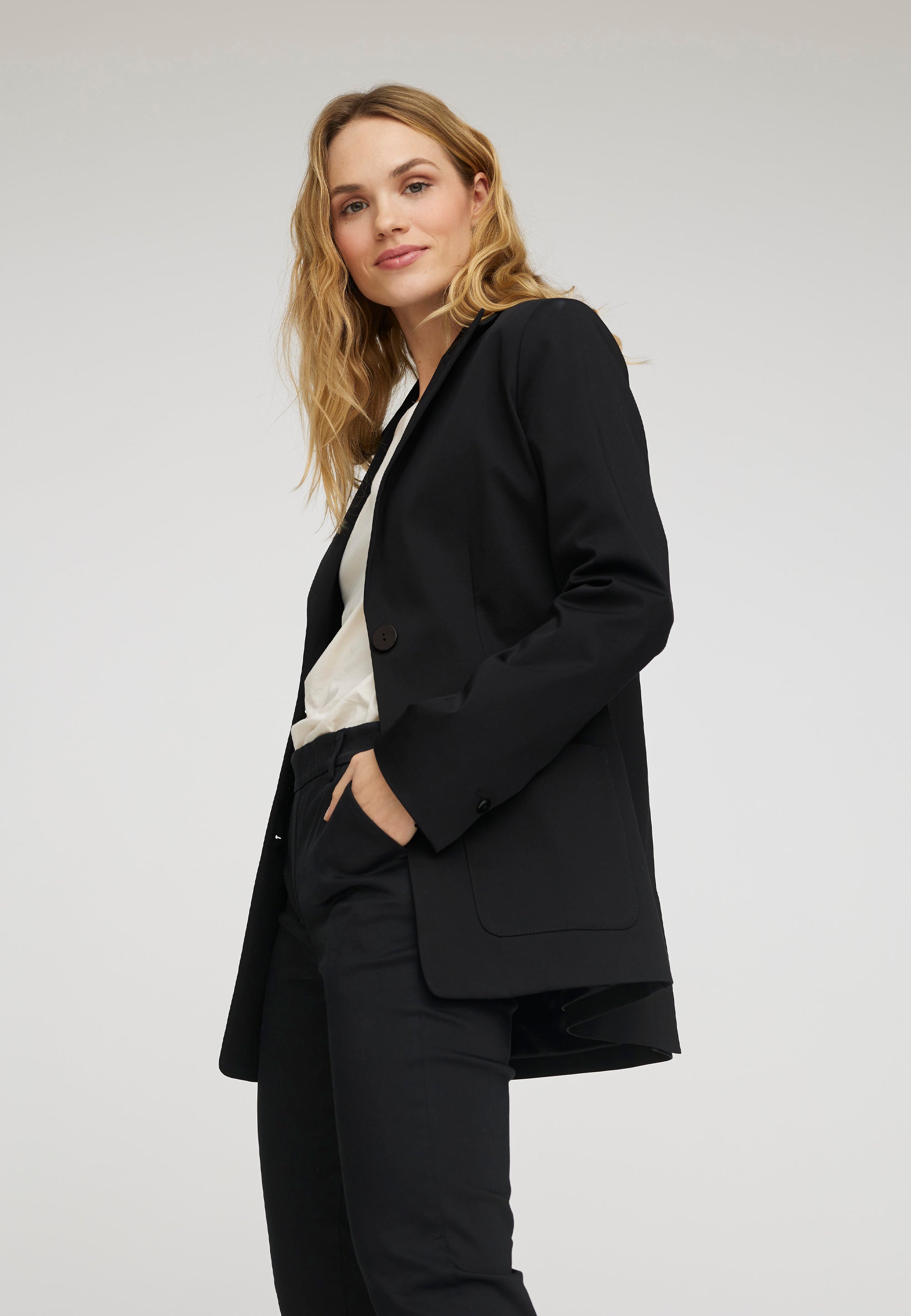 LAURIE  Britt Blazer 76cm Jackets 99105 Black