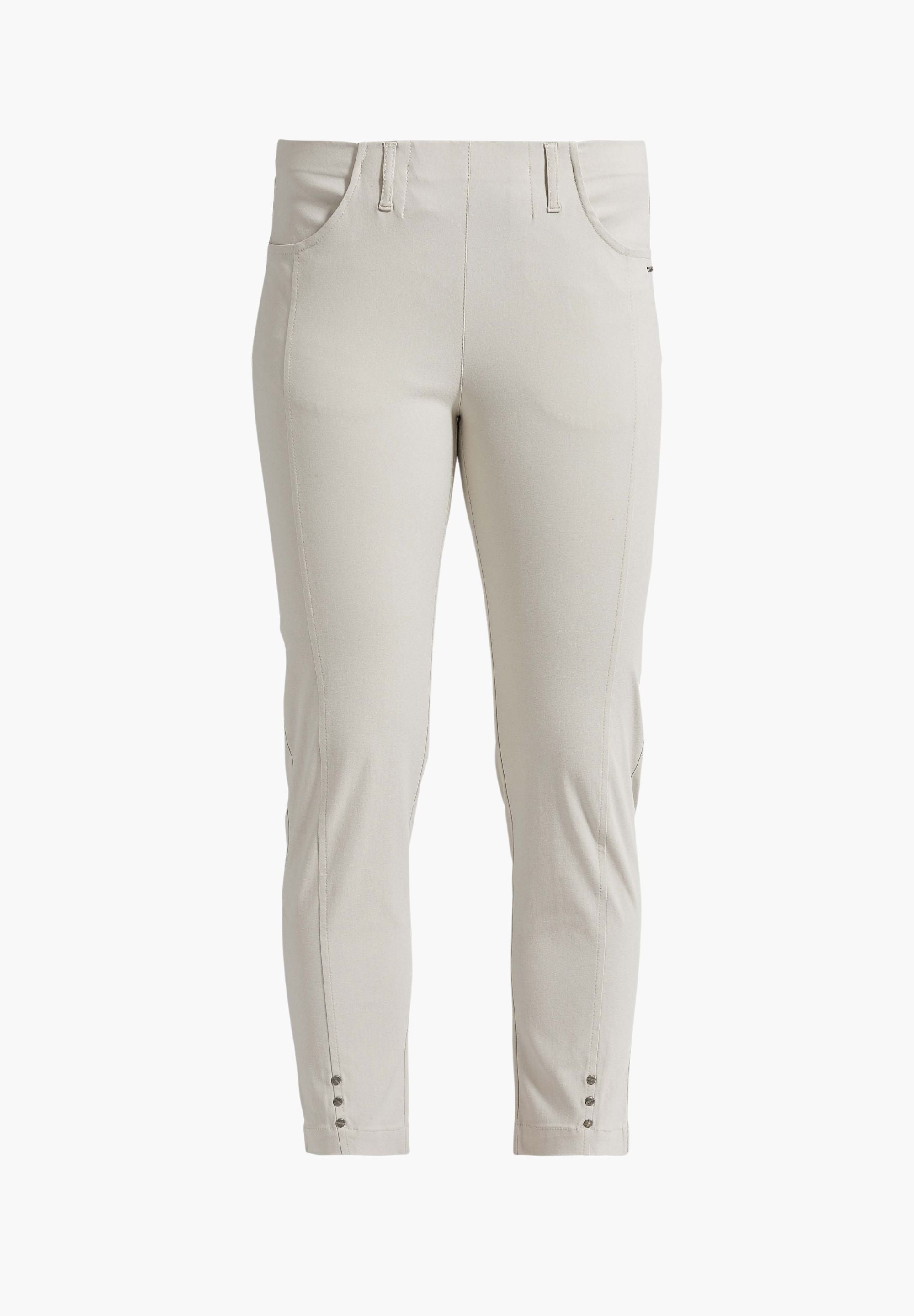 LAURIE  Chloe Slim Crop Trousers SLIM 25137 Grey Sand