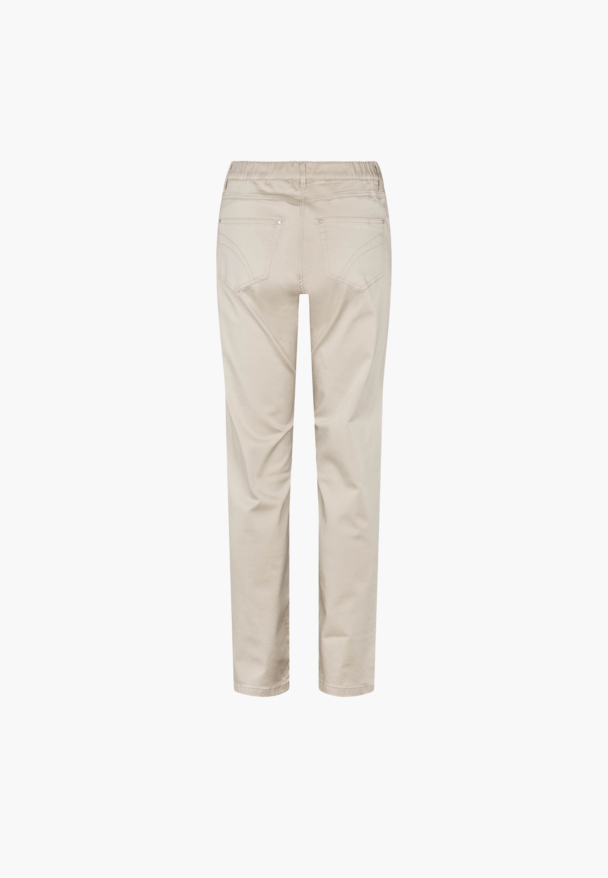 LAURIE  Hannah Regular - Medium Length Trousers REGULAR 25102 Grey Sand