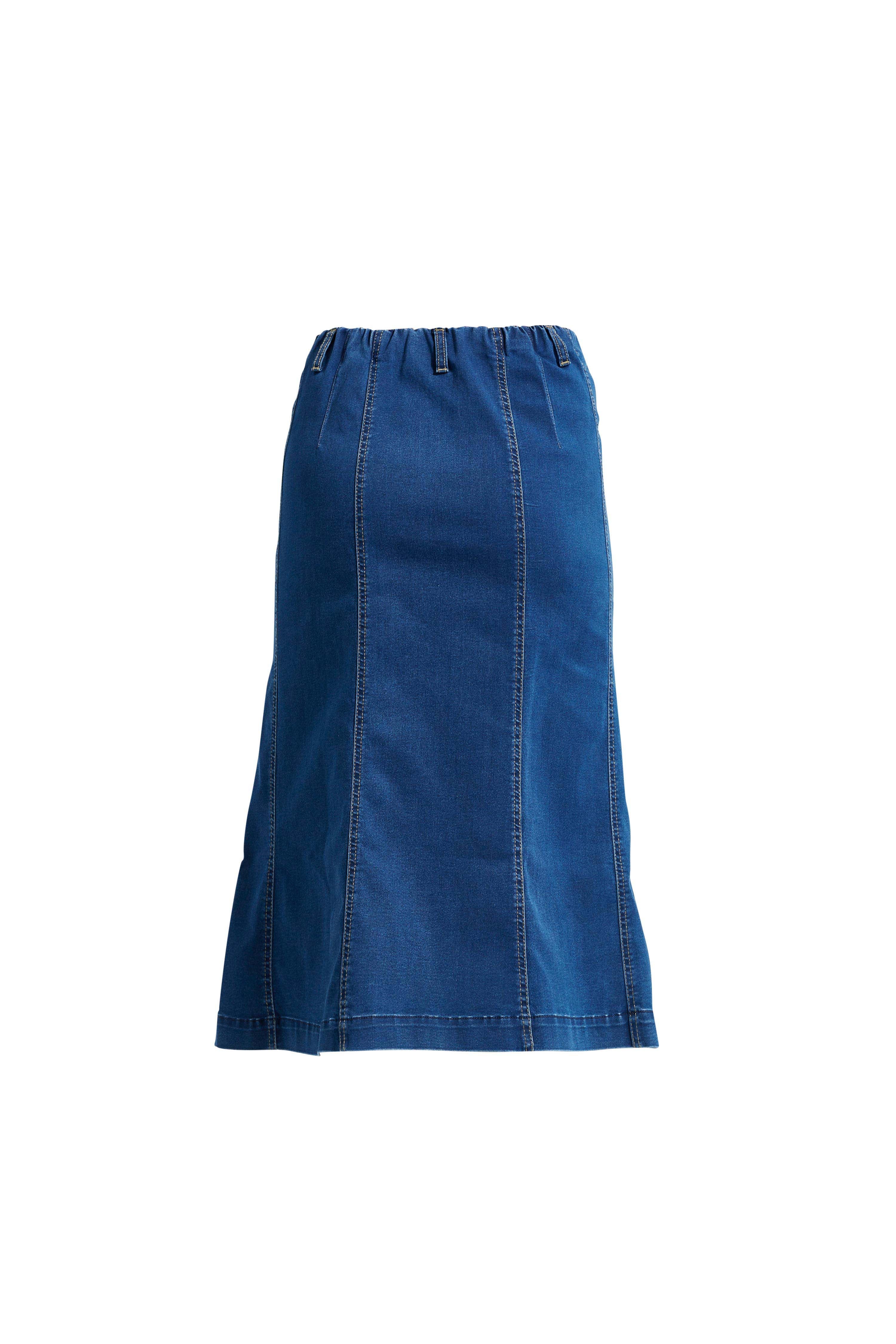 LAURIE  Hazel Nederdel Skirts 43515 Medium Blue Denim