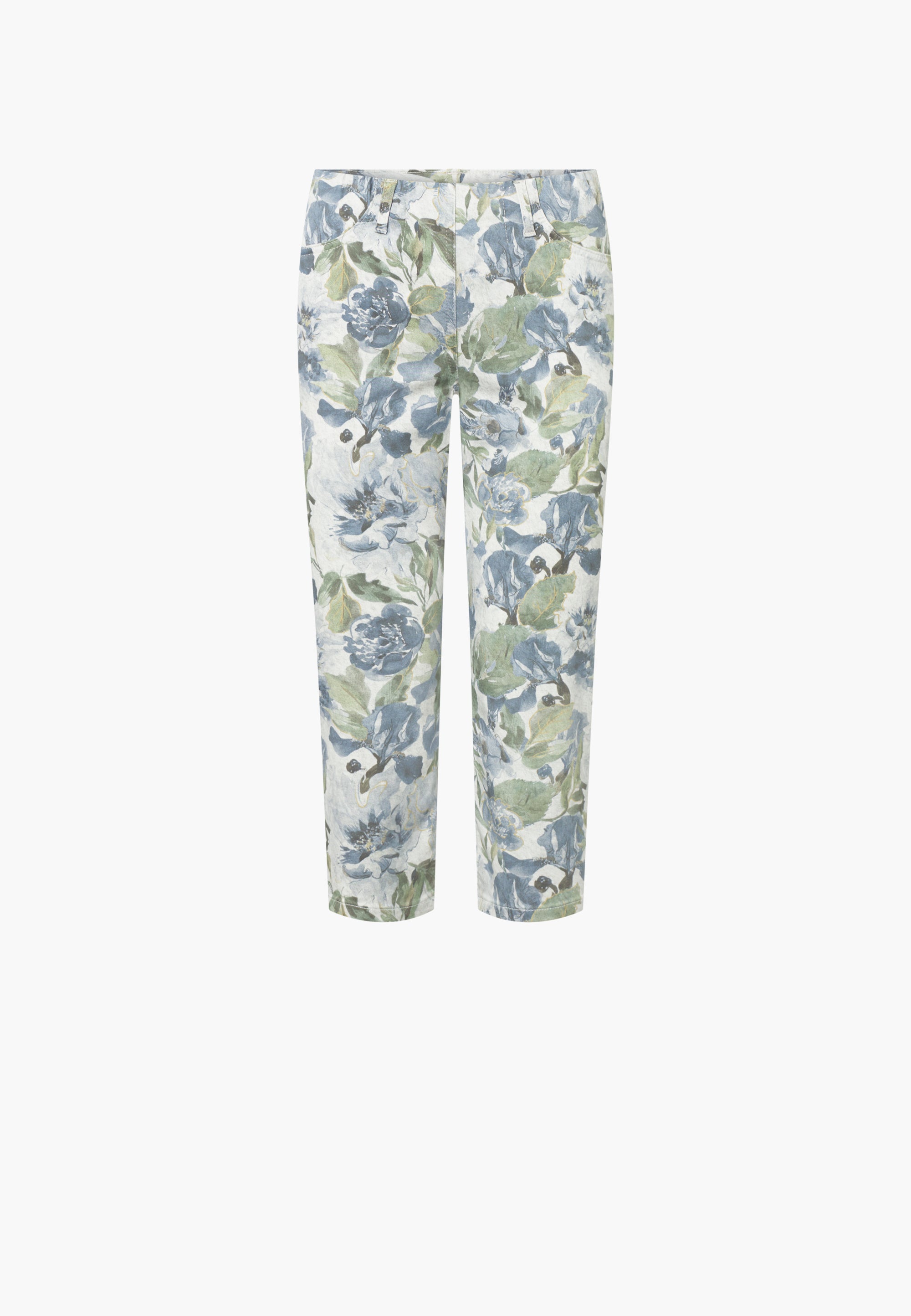 LAURIE Kelly Regular Capri ML Trousers REGULAR 43036 Dove Flower