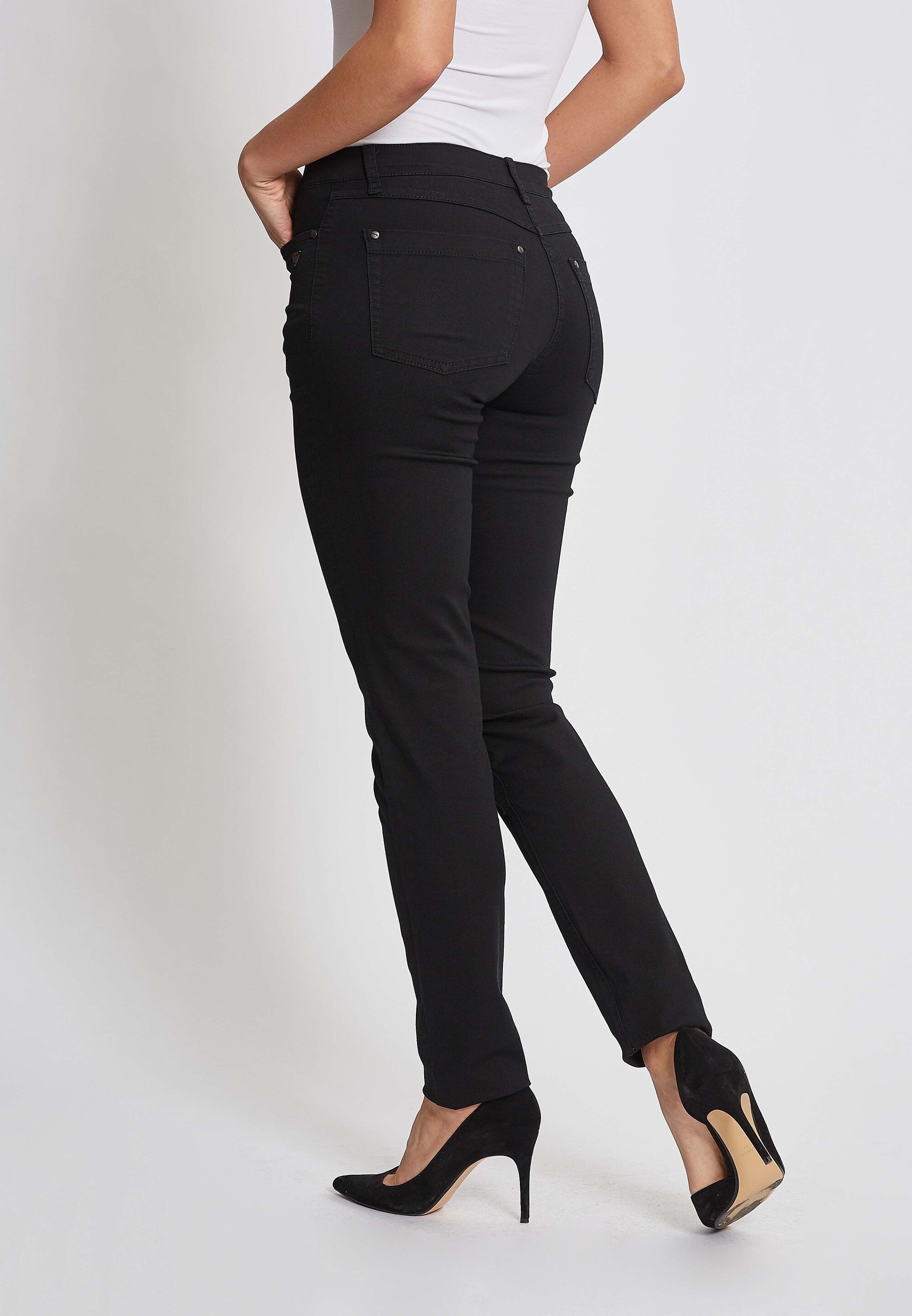 LAURIE  Laura Slim - Long Length Trousers SLIM 99100 Black