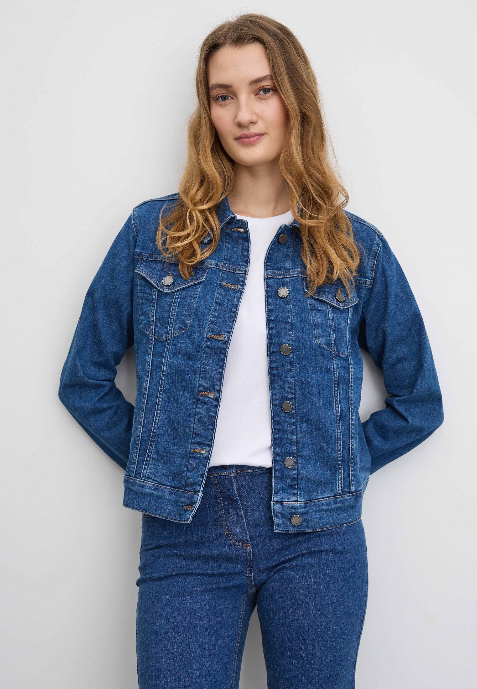 LAURIE Marie Denim Jacket LS Regular 49401 Blue Denim