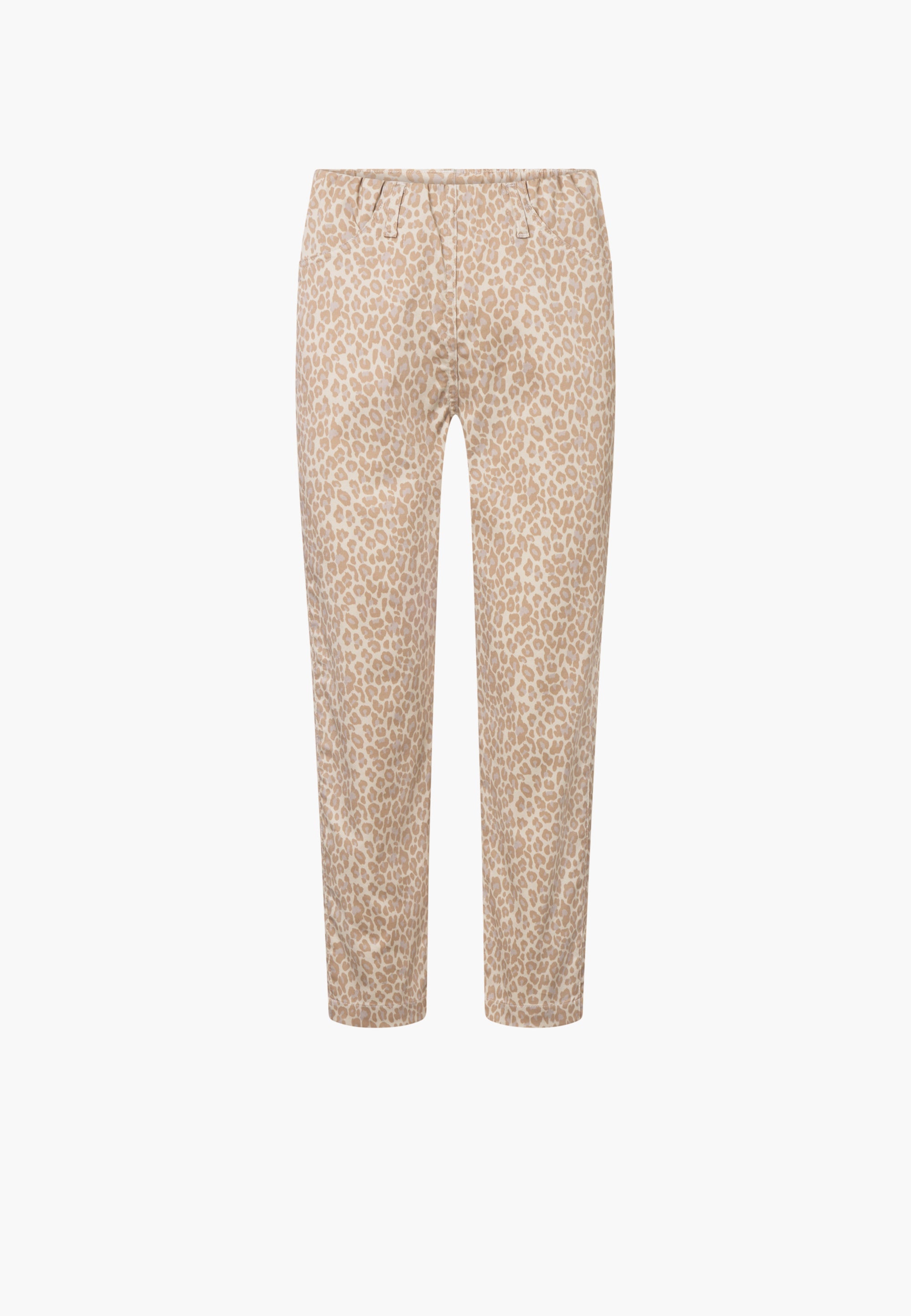 LAURIE Patricia Pure Regular Crop Trousers REGULAR 13036 Birch Leopard