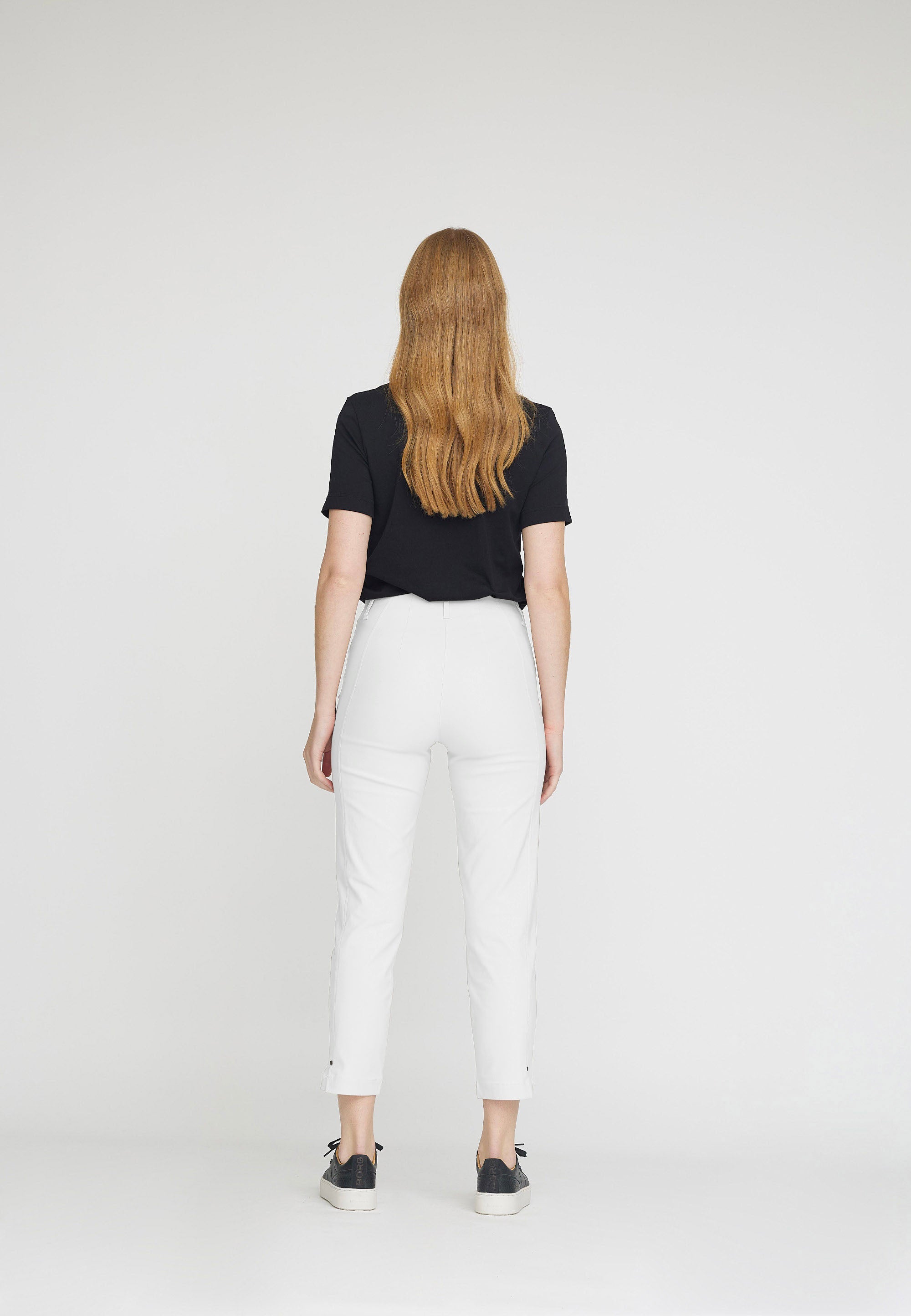 LAURIE  Rose Regular Crop Trousers REGULAR 10970 White