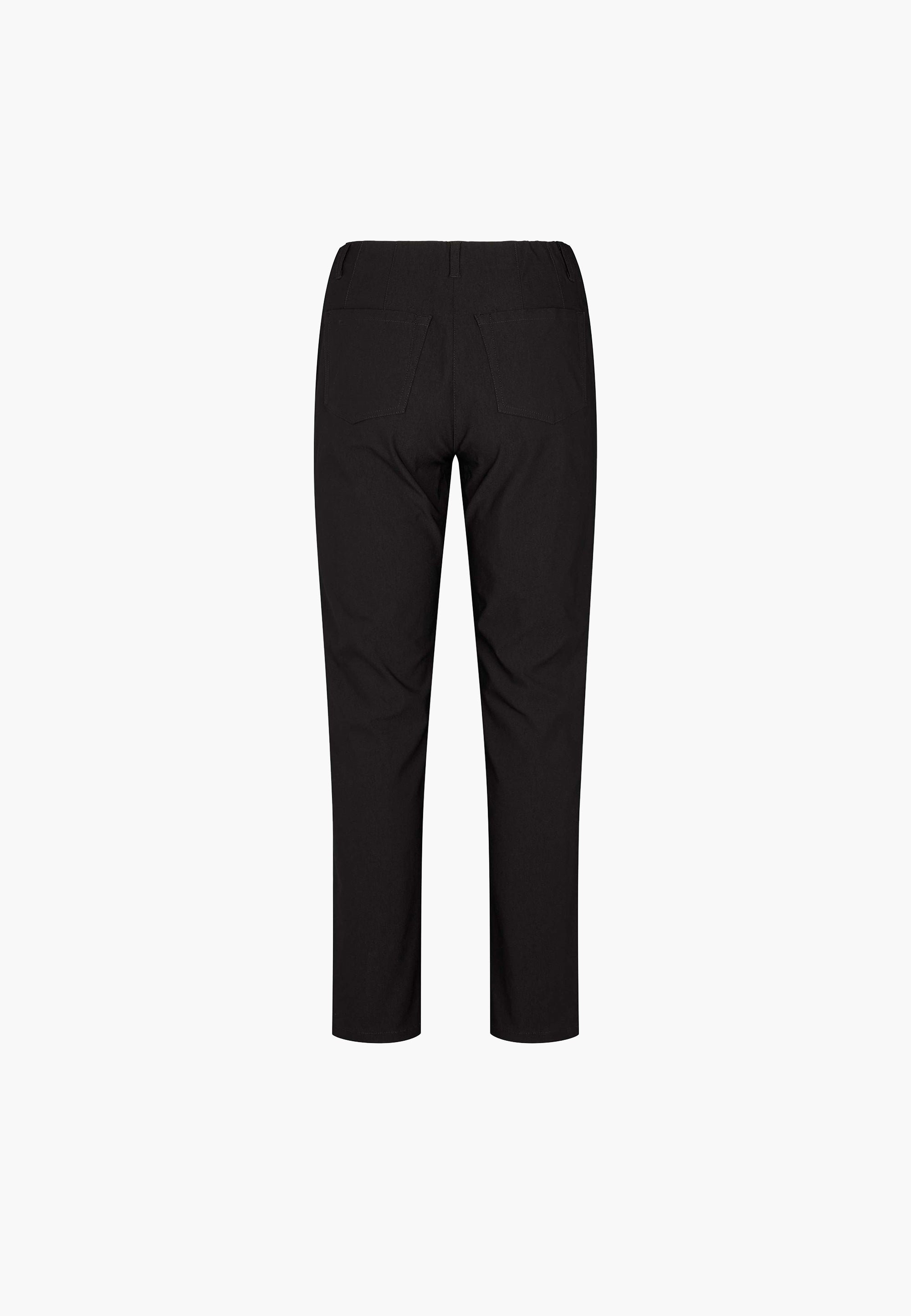 LAURIE  Rylie Pocket Regular - Medium Length Trousers REGULAR 99971 Black Brushed