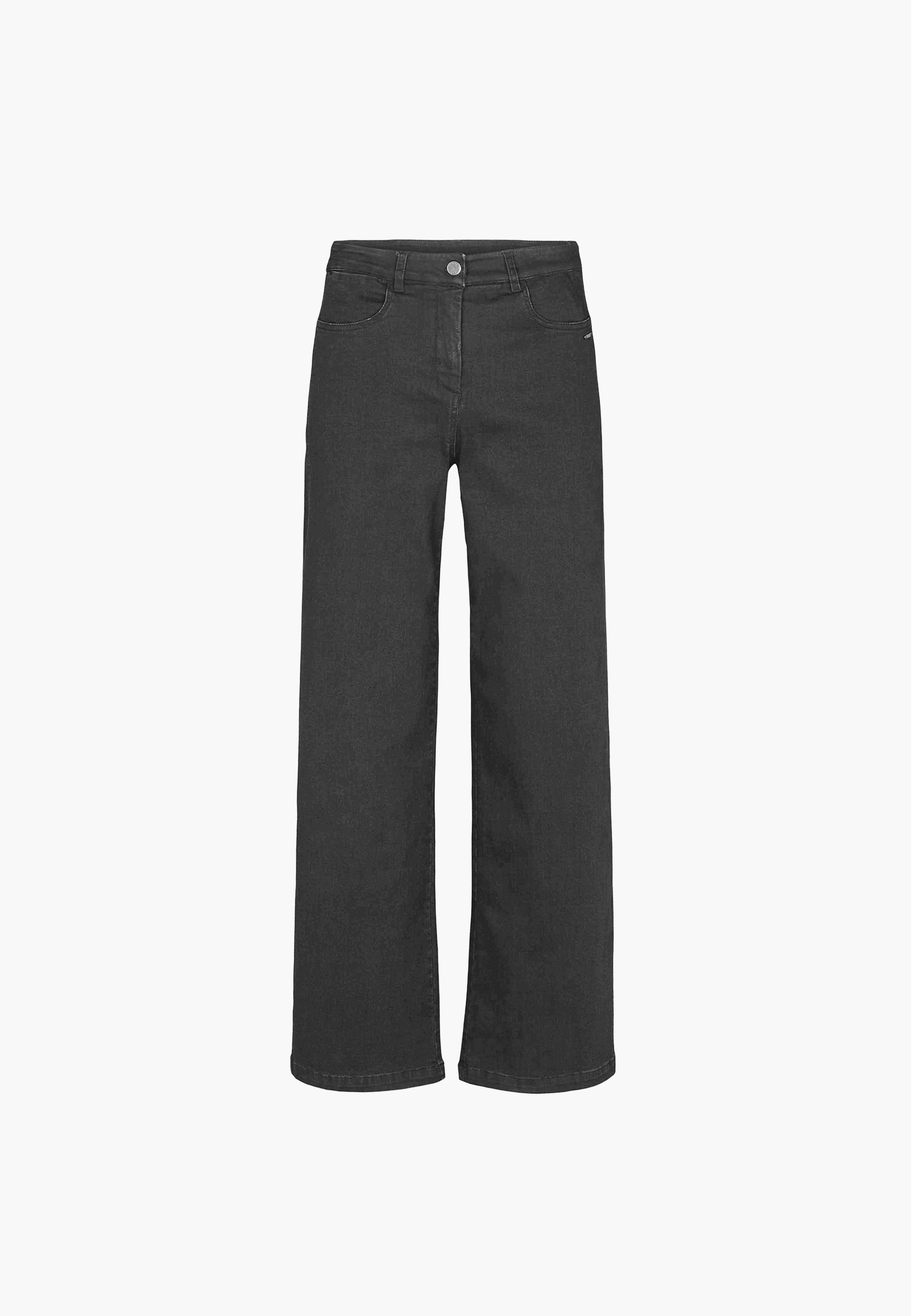 LAURIE  Serene 5-pocket Loose - Long Length Trousers LOOSE 99000 Black