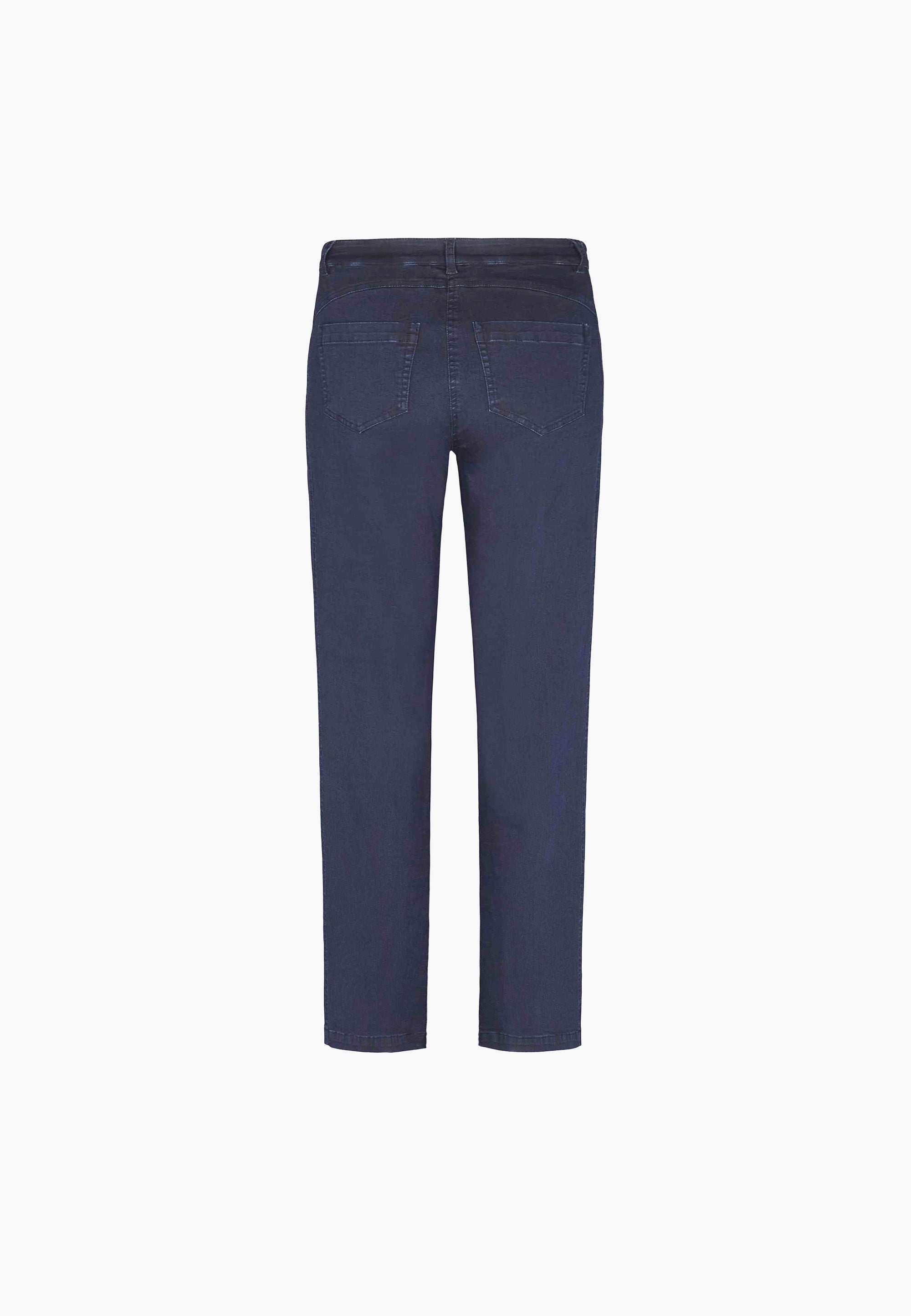 LAURIE  Serene 5-pocket Regular - Medium Length Trousers REGULAR 49520 Dark Blue Denim