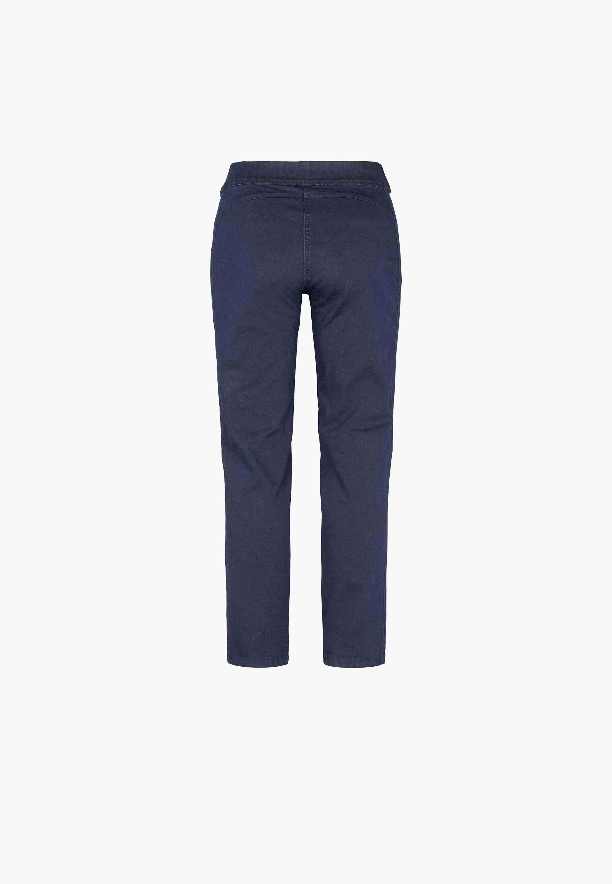 LAURIE  Serene Regular - Extra Short Length Trousers REGULAR 49520 Dark Blue Denim