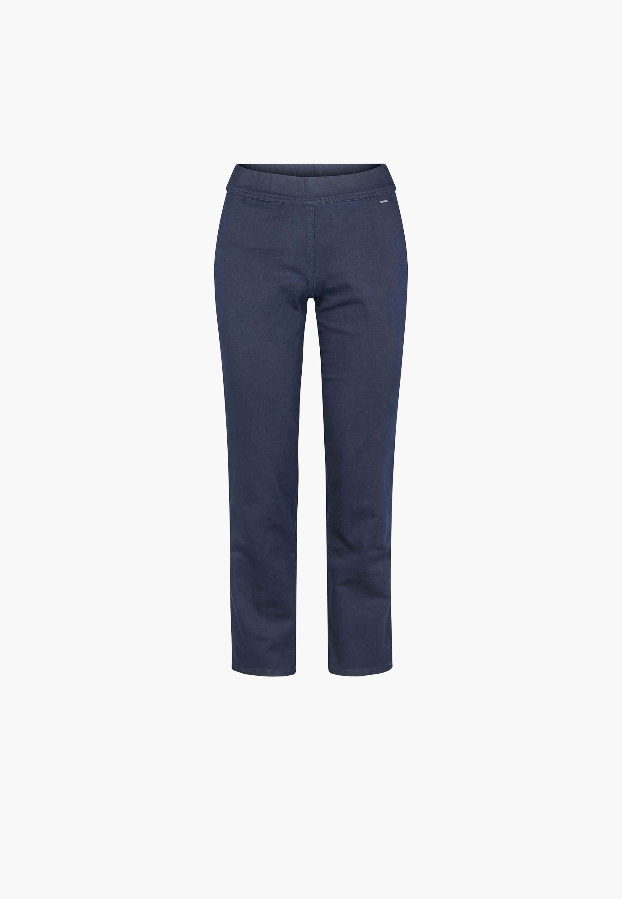 LAURIE  Serene Regular - Extra Short Length Trousers REGULAR 49520 Dark Blue Denim