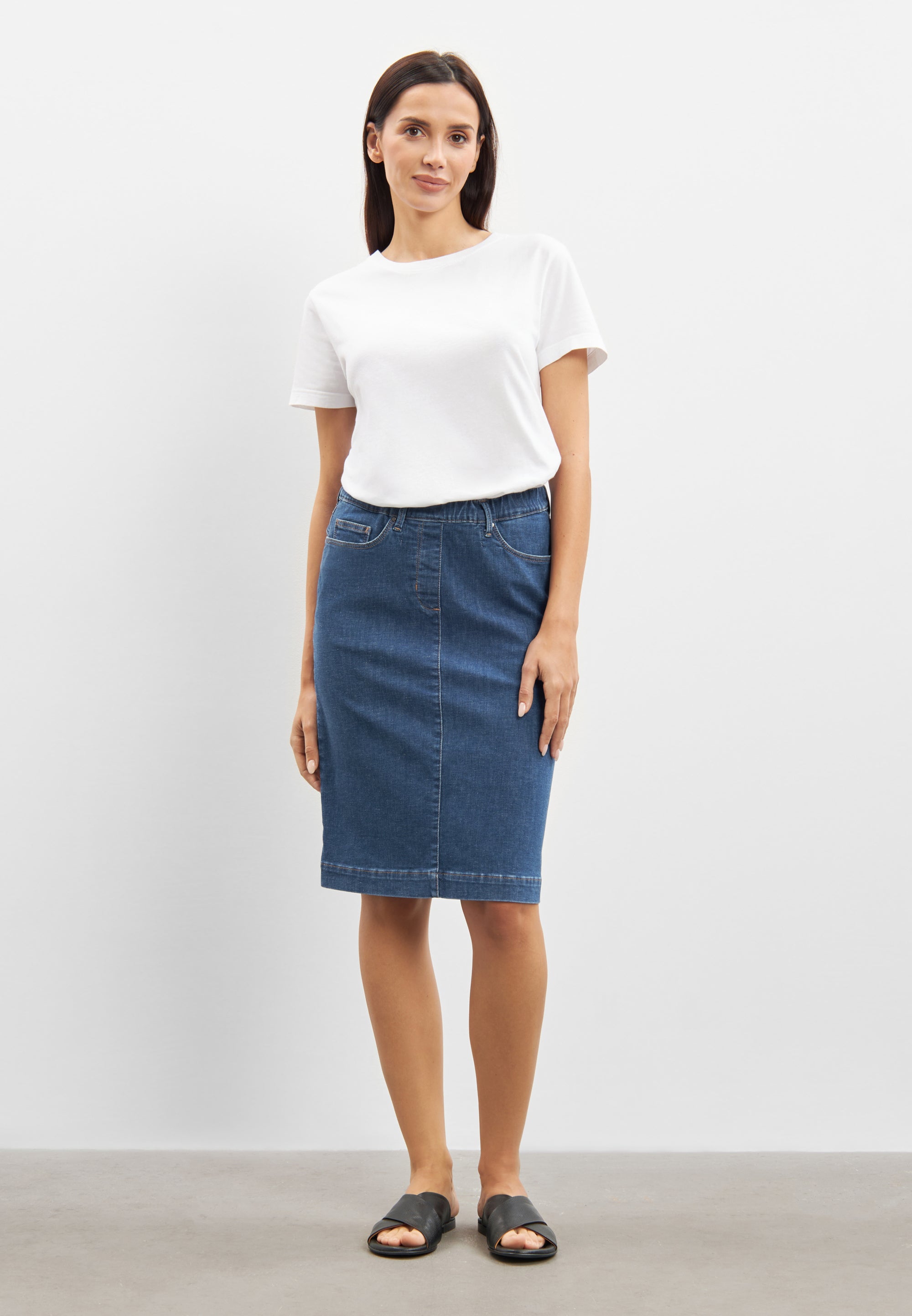 LAURIE Susanna Skirt - 62 cm. Skirts 49401 Blue Denim